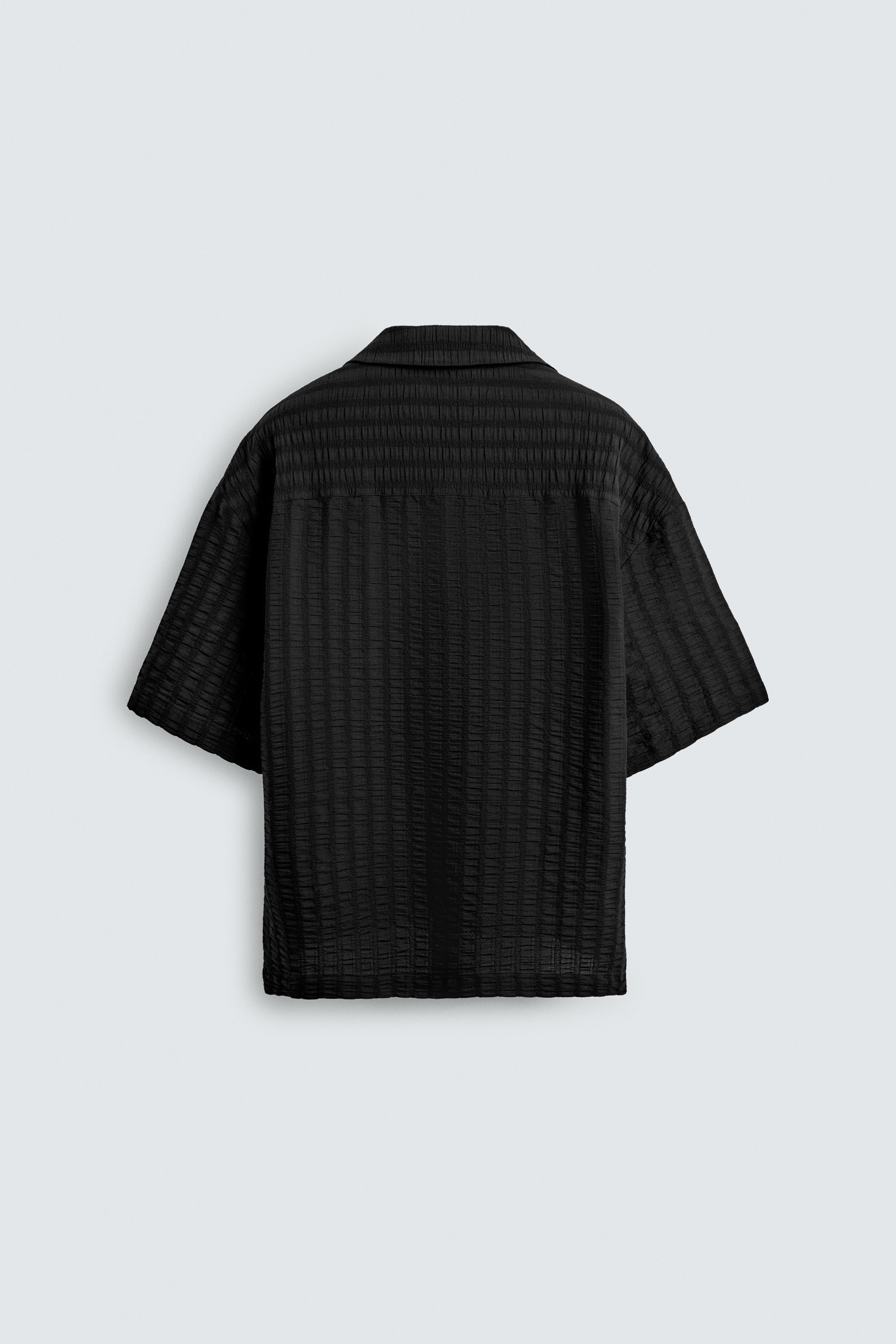 RELAXED FIT TEXTURED SHIRT